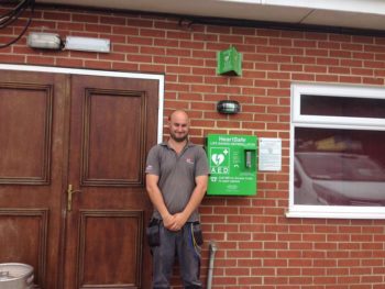 Defibrillator installation