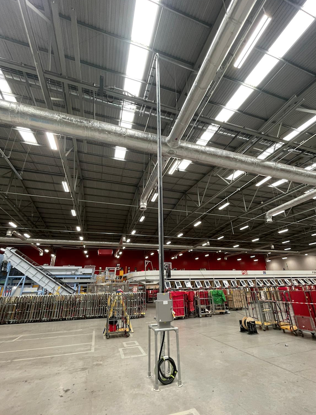 Royal Mail, Greenford Mail Centre New Parcel Machine Power Supply